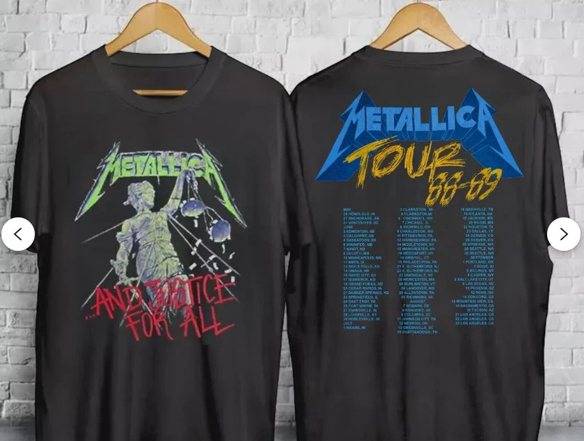Vintage Graphic Metallica 
