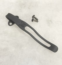 Pince de poche profonde titane noir mat pour couteau Benchmade Mini Adamas 273