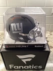 Malik Nabers NY Giants Autographed Riddell Slate Speed Mini Helmet Fanatics COA