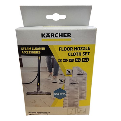 #ad Karcher EasyFix Microfibre Floor Nozzle Cloth Set for SC1 SC2 SC3 SC4 SC5 Steam $24.99