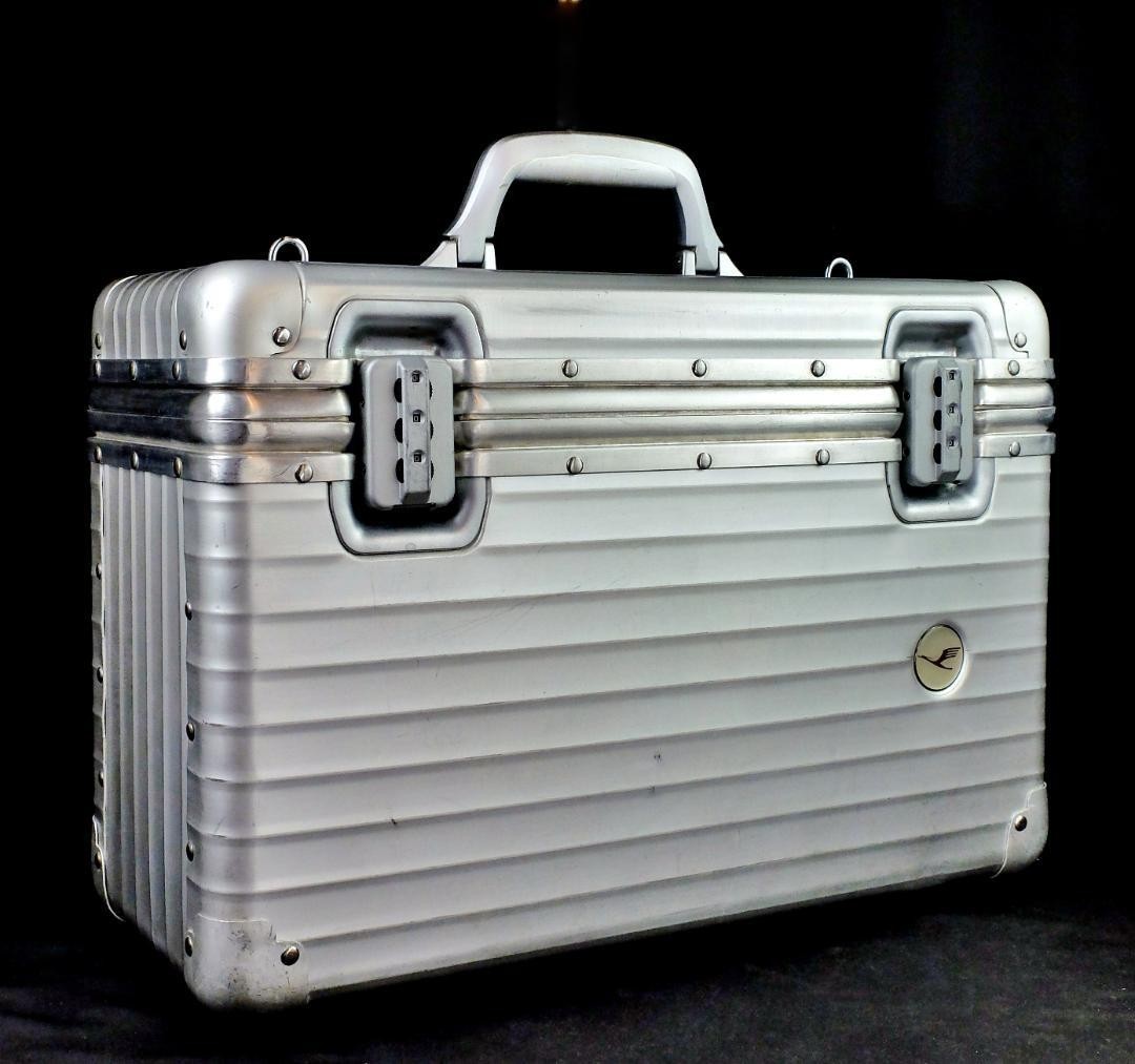 Rimowa Topas Lufthansa ALU Pilot Case 29L USED | eBay