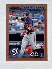 2024 Topps ~ Alex Call ~ Gold #’d /2024 ~ 496 ~ Nationals