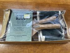 VINTAGE 1930 PARKER BROS PING PONG 2 PADDLES , NET, Book And Instructions
