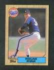 Nolan Ryan Houston Astros Hall of Fame Pitcher MLB Baseball Card #757 1987 Topps