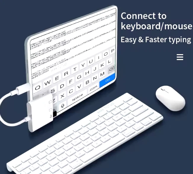 USB C to SD Memory Card Reader USB OTG Adapter - Image 4 of 4