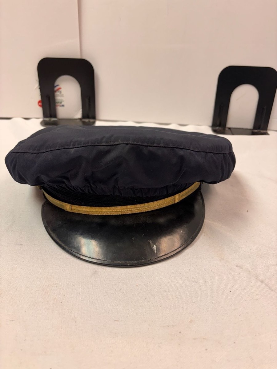 Superior Uniform Cap Co. Vintage Navy Blue Service Uniform Hat