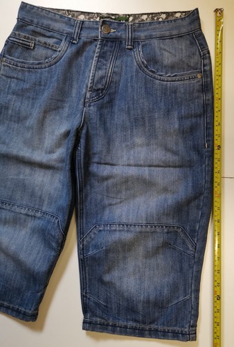 No Fear Blue Denim Jeans Shorts Jorts Mens Size M - Picture 4 of 4