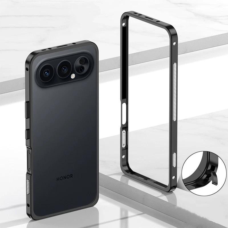 Funda con marco de metal de aluminio para Huawei Honor X70 X60 GT Magic 7 8 Pro 14 Ultra Foto 2 de 4