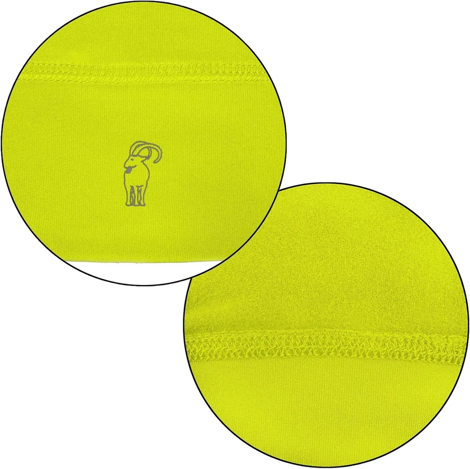 ALPIDEX Gorra para Correr Gorra Deportiva Térmica Hombre Calavera Talla Única, Amarillo Neón  Foto 3 de 4