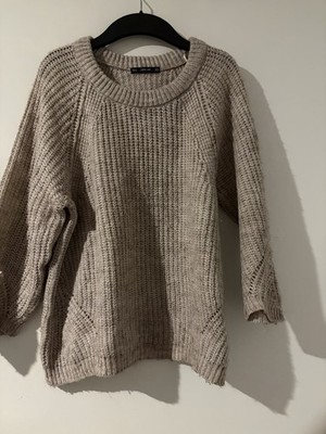 Damen Pullover In Beige Farbe Gr. M Von Zara