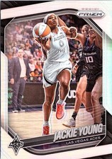 2025 Panini Prizm WNBA #23 Jackie Young Silver Prizms