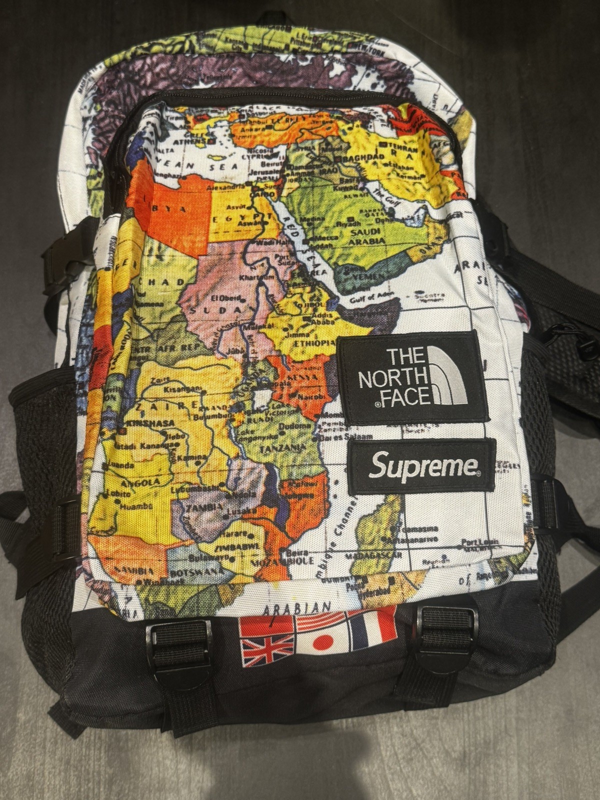 Expedition Map Pattern BackPack - image 1