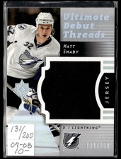 2007-08 Upper Deck Ultimate Collection Debut Threads Jerseys Matt Smaby 131/200