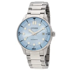 Citizen Mechanical Automatic Light Blue Dial Men's Watch NJ0191-83L