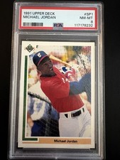 1991 Upper Deck Michael Jordan #SP1 Baseball PSA 8 Chicago FREE SHIP