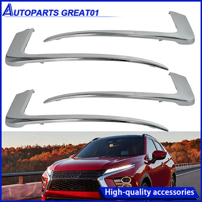 Front Bumper Trim Molding Set For Mitsubishi Eclipse Cross 2022 2023 2024 25 26
