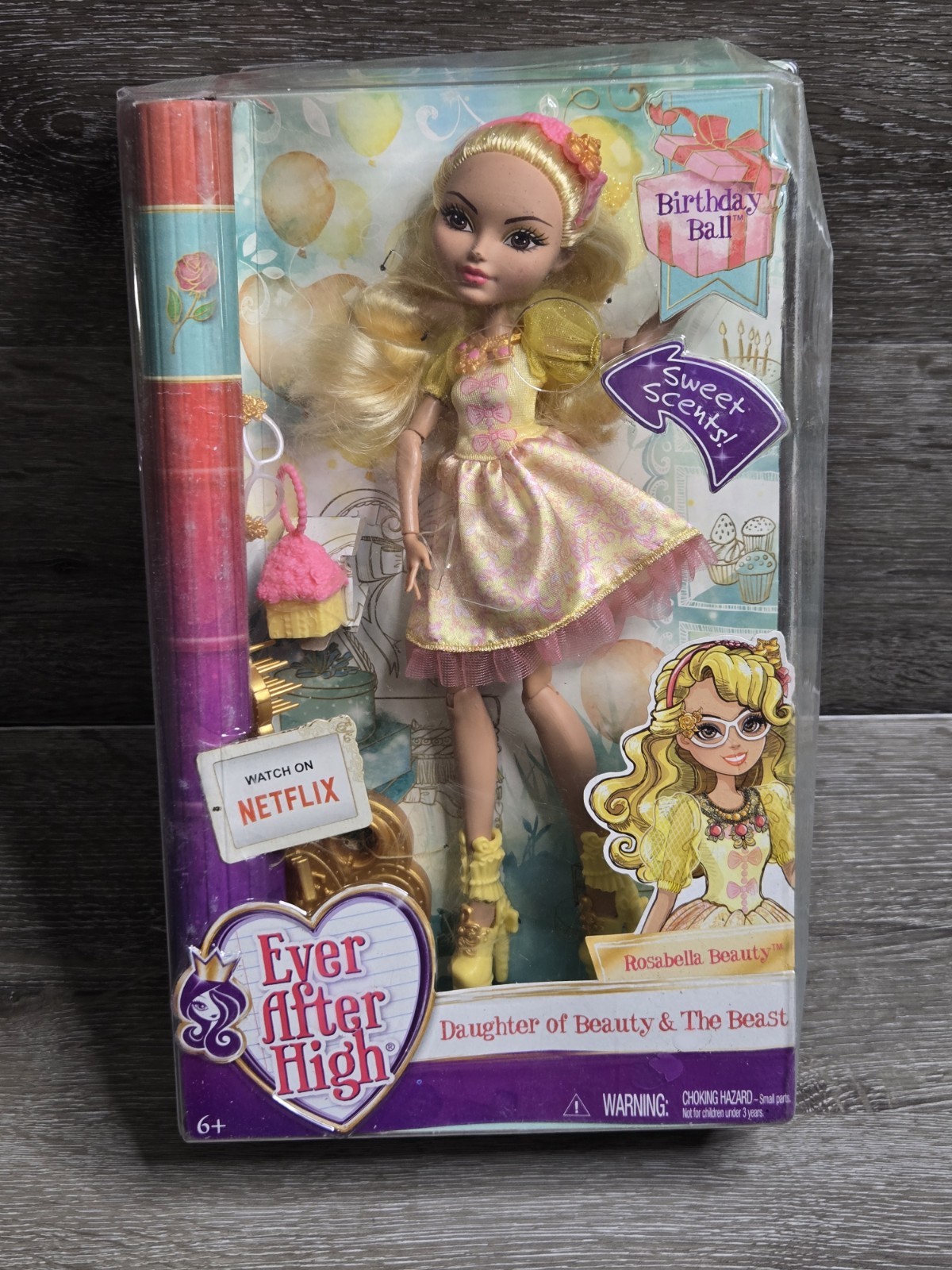 Ever After High Rosabella Beauty Doll &ndash; Birthday Ball &ldquo;Sweet Scent!&rdquo; (Netflix)