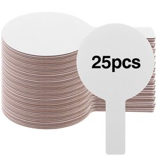 25 PCS Dry Erase Answer Paddle White Board Double Sided Paddles Classroom