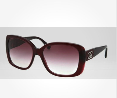 CHANEL sunglasses -- 5234Q c539/3P -- Red rouge - Rose lens gradient - Womens