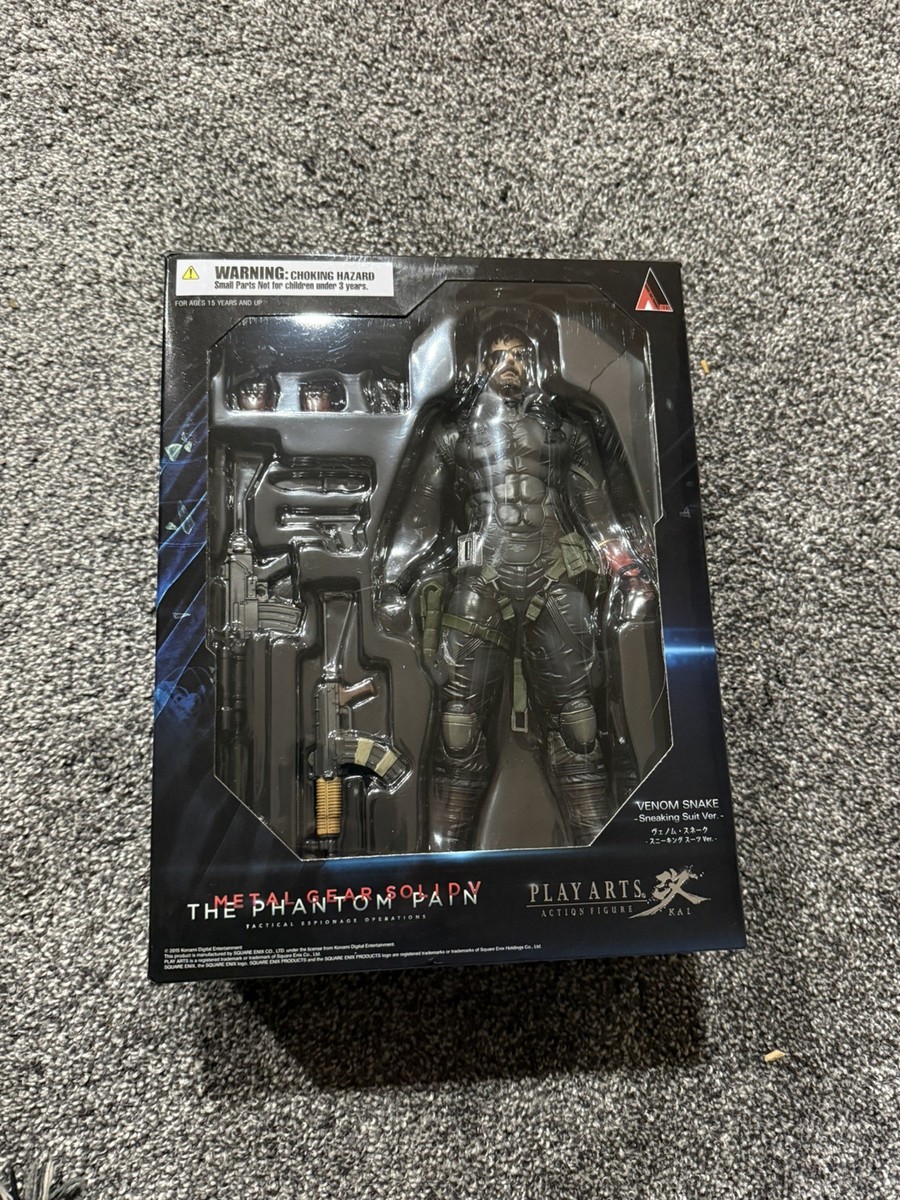Metal Gear Solid V Play Arts Kai Venom Snake Action Figure Weapons