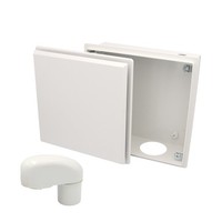 Durgo Einbaukasten Basic Inkl. Frontplatte Weiß