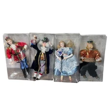 4 Smithsonian Nutcracker Ornaments Clara Nutcracker Prince Drosselmeyer Rat King