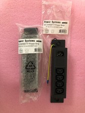 1 lot of 2 Conntek 55712 Server 10A 250V IEC Sheet F Power Strip Black