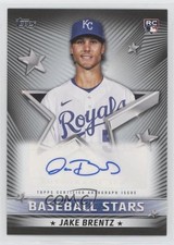 2022 Topps Series 1 Baseball Stars Black 71/199 Jake Brentz #BSA-JB Auto gy2