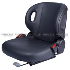 BF2-1-A HACUS Forklift Vinyl Seat with Switch No-Suspension Universal Fit New