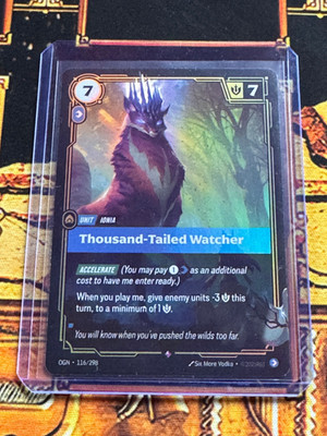 Near Mint English Thousand-Tailed Watcher - Origins (OGN) - Riftbound
