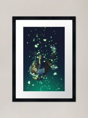 When You're Falling Framed Art Prin Framed Wall Art Poster Canvas Print Picture