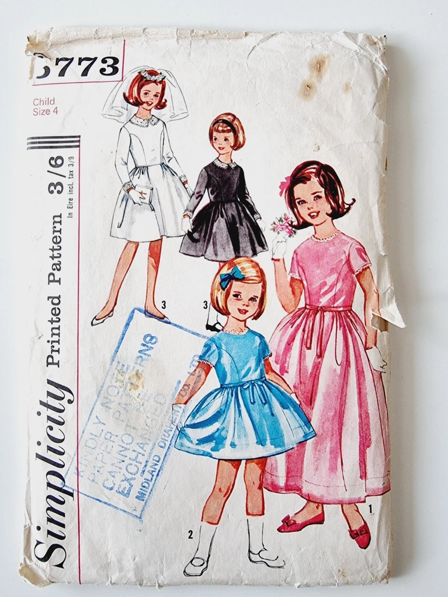 childrens bridesmaid dress patterns uk Simplicity Children's Sewing Pattern 9246