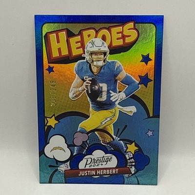 2024 Panini Prestige - Heroes Justin Herbert #13 Xtra Points Blue /249