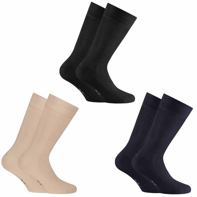 Rohner Basic Unisex Socken, Multipack - Bambus, Kurzsocken