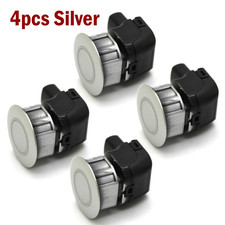 4 pcs Vehicle Parking Sensor 89341-30021 Silver For Lexus IS F GS350 IS250 IS350