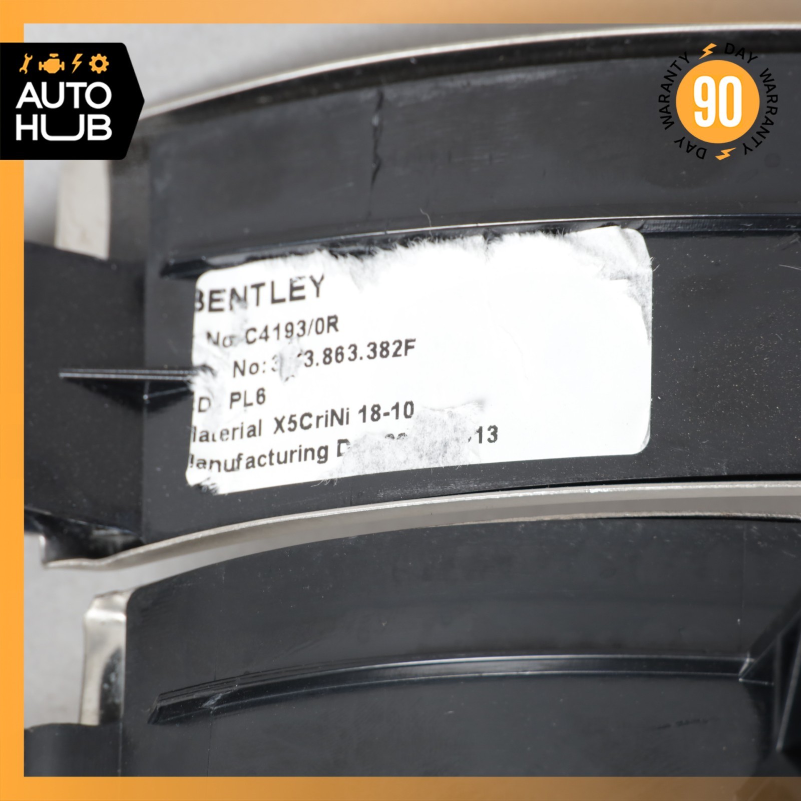 12-18 Bentley Continental GTC GT Left & Right Side Door Step Sill Sills OEM 32k