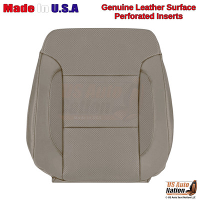 2015-2020 For Chevy Suburban Genuine Leather Perf Driver Top Cover Dune Tan