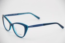 NEW ELLEN TRACY PADUA BLUE LAMINATE AUTHENTIC FRAMES EYEGLASSES 52-16