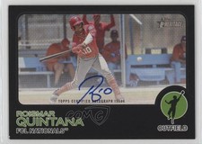 2022 Heritage Minor League Edition Black Border /50 Roismar Quintana Auto y5m