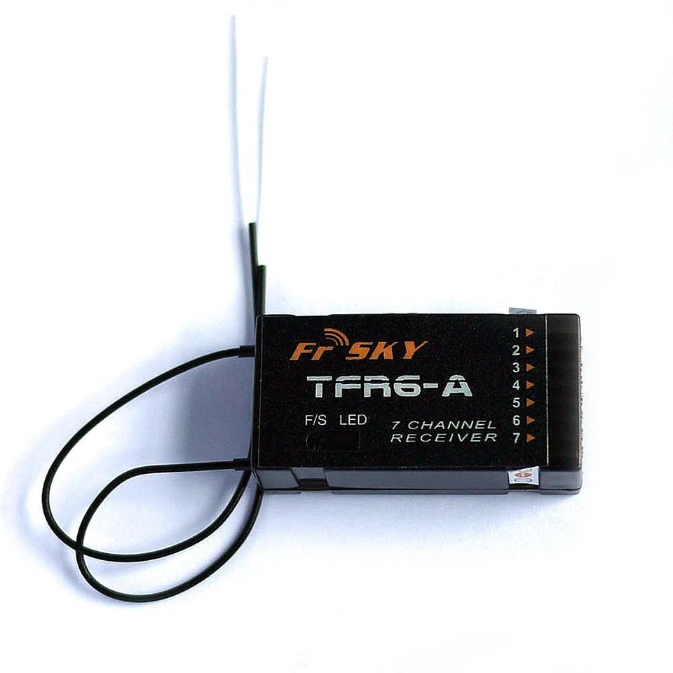 FrSky TFR6A 7CH Receiver Compatible with Futaba FASST 2.4G Air System 6EX TM-7 - Image 4 of 4
