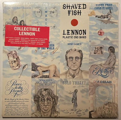 BRAND NEW SEALED John Lennon Plastic Ono Band Shaved Fish 1983 Vinyl LP Pressing