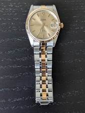 Tudor Prince Date 74033 Champagne Two-Tone Automatic Men's Wristwatch + Box Docs 13