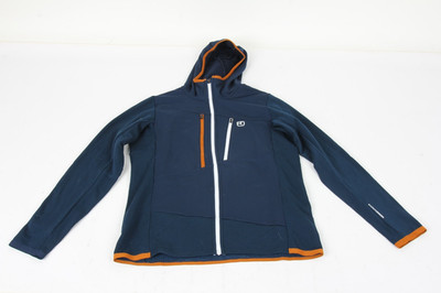 Ortovox Fleece Grid Hooded Jacket - Men's. Deep Ocean, L /61999/