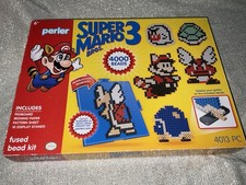 Super Mario Bros 3 Fused Bead Kit 4013 PC Perler Missing Iron Paper Patterns 