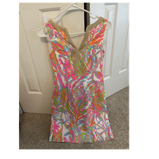 Lilly Pulitzer Size 00 Multicolor Floral Mini Dress