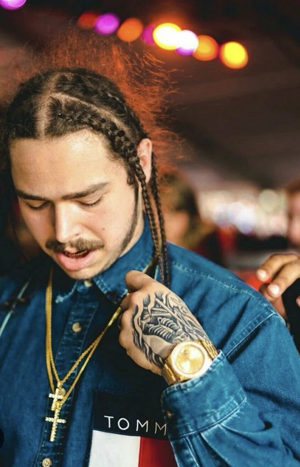 Camisa vaquera vintage años 90 Tommy Hilfiger bandera M Foto 4 de 4