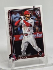 2025 Topps Update Matthew Lugo RC Rookie Card Los Angeles Angels #US314. rookie card picture