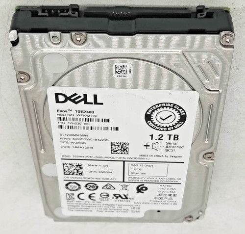 1,2TB Dell Seagate ST1200MM0099 EXOS 10E2400 15mm 2,5" SATA HDD Festplatte