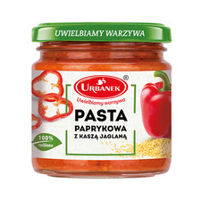 5904194001193 Pasta paprykowa z kasz jaglan 180g Urbanek Urbanek