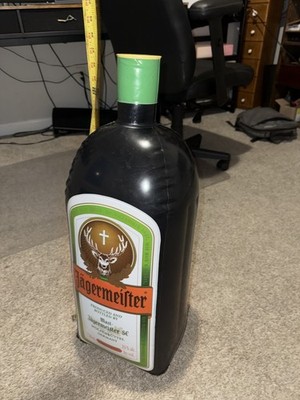 Vintage Jägermeister Promotional Display Blow up Inflatable Bottle alcohol promo